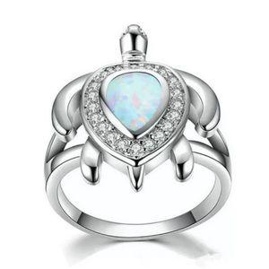 Opal Turtle Ring Size 10 1/2 NEW
